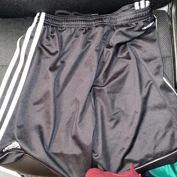 Adidas  climalite logo drawings unisex shorts Sz M - Picture 4 of 8